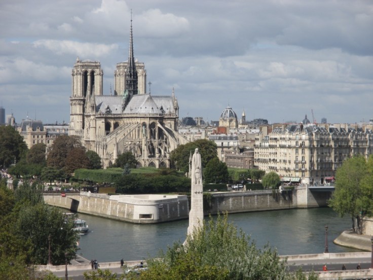 Vue de Paris depuis l'institut du monde arabe
