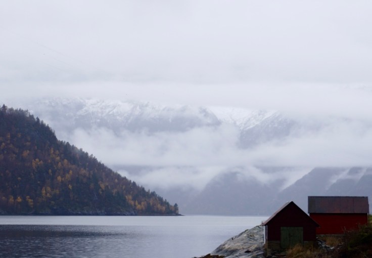 La région des fjords en Norvège en novembre