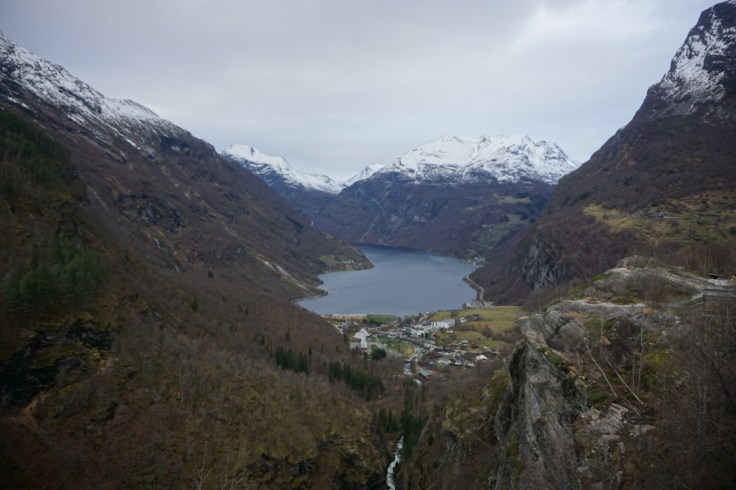 La région des fjords en Norvège en novembre