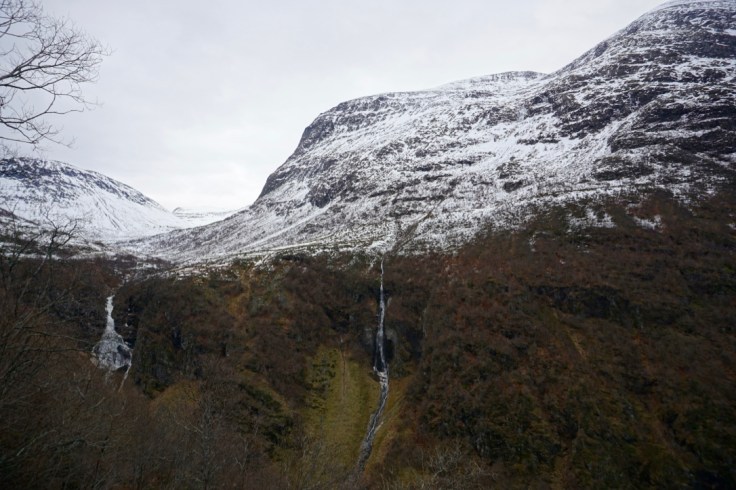 La région des fjords en Norvège en novembre