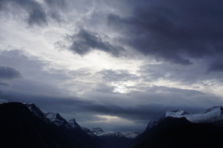La région des fjords en Norvège en novembre
