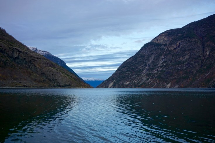 La région des fjords en Norvège en novembre