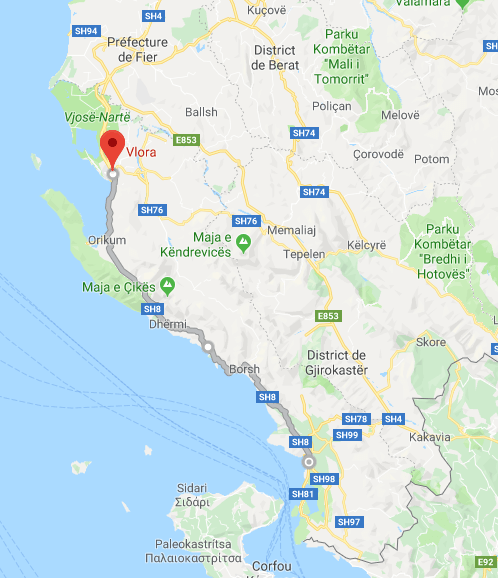 La riviera albanaise